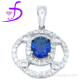 925 silver pendant whith gemstone wholesale tanzanite jewelry